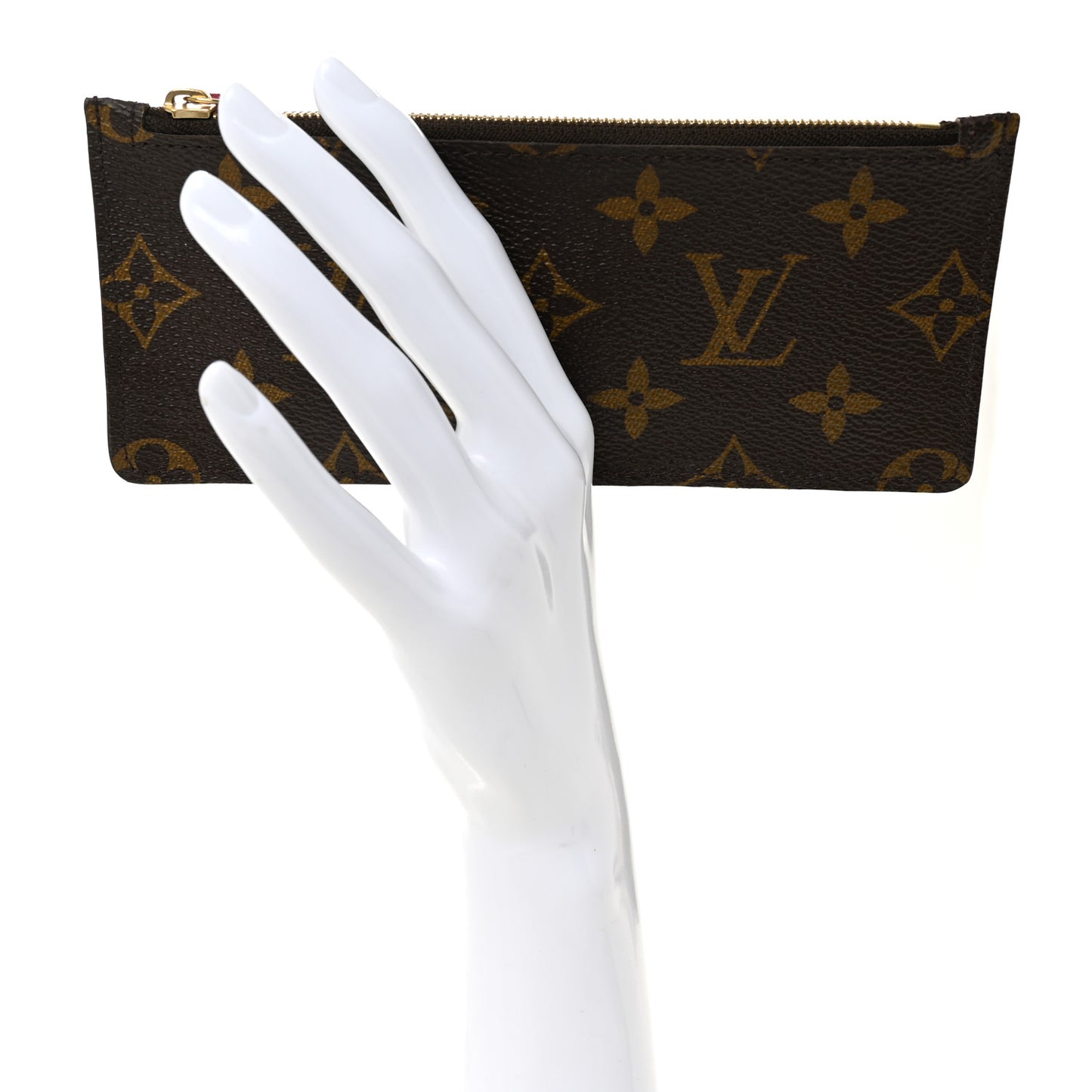 Monogram Josephine Wallet Zippered Insert Fuchsia