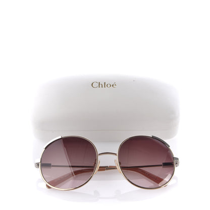 Chloe Oversized Round Sunglasses CE117S Gold 7 of 7