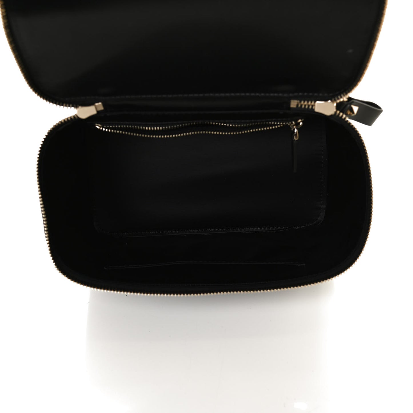 Satin Rockstud Vanity Case Black