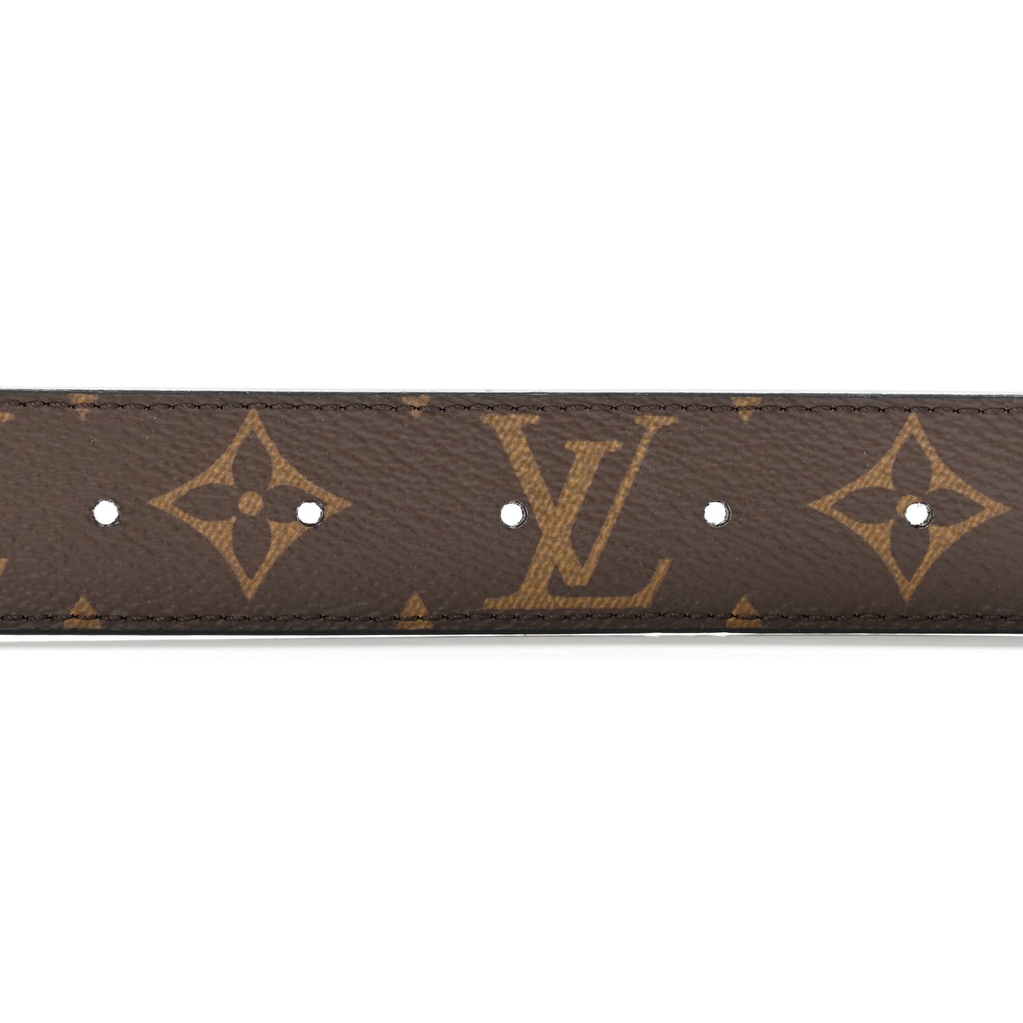 Calfskin Monogram 30mm LV Initiales Reversible Belt 90 36 Black