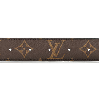 Louis Vuitton Calfskin Monogram 30mm LV Initiales Reversible Belt 90 36 Black 4 of 6