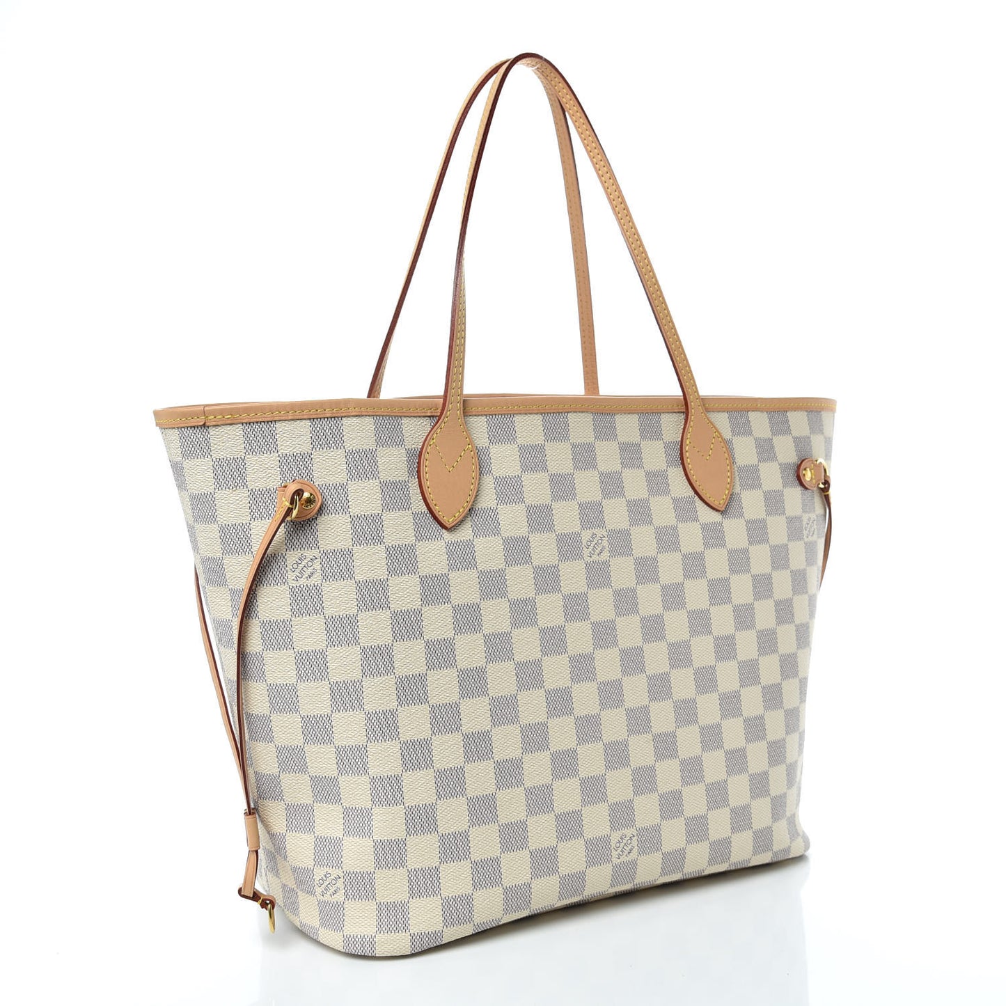 Damier Azur Neo Neverfull MM Rose Ballerine