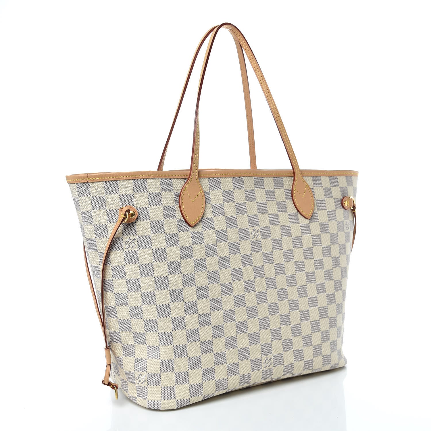 Louis Vuitton Damier Azur Neo Neverfull MM Rose Ballerine 4 of 13