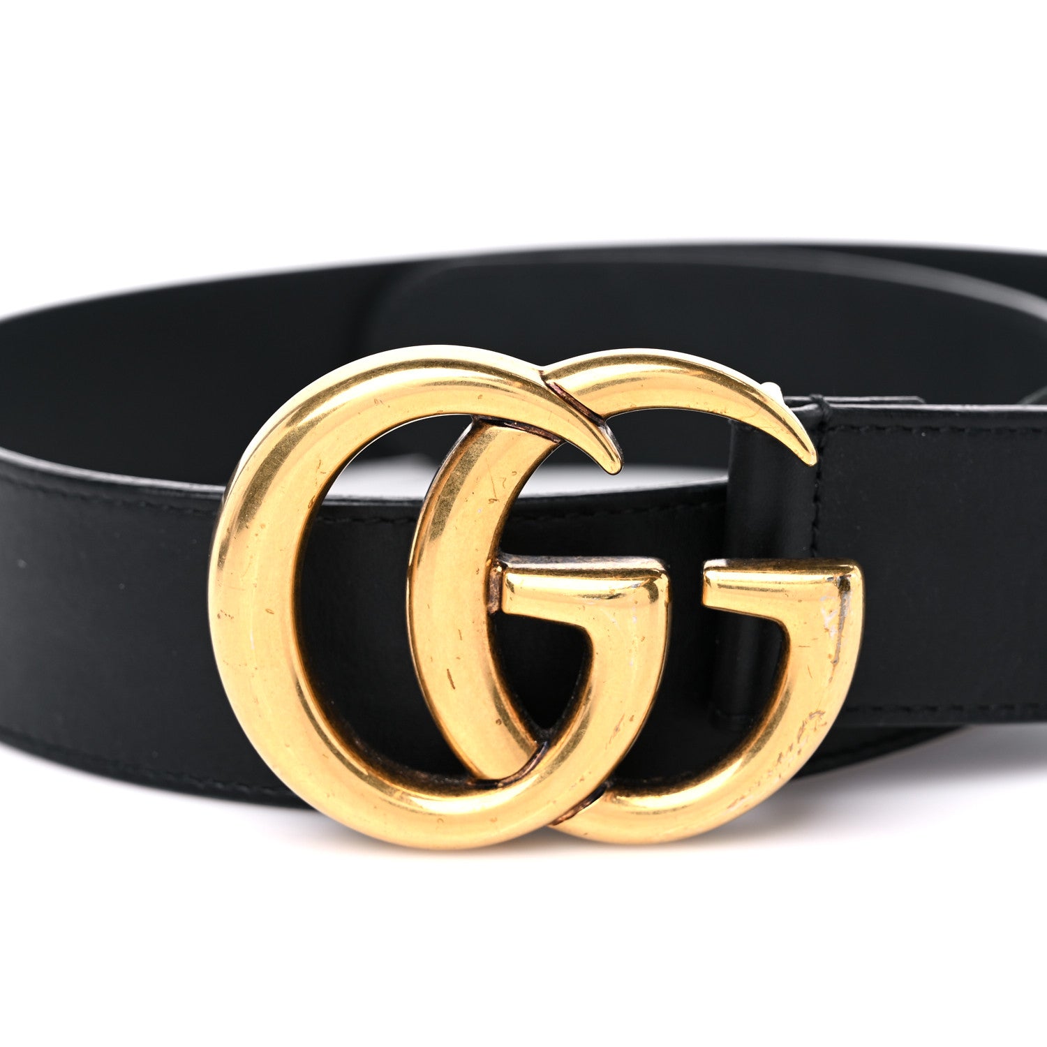 Gucci Calfskin Double G 40mm Belt 80 32 Black 7 of 7