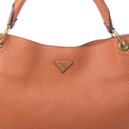 Prada Vitello Daino Tote Papaya 8 of 10