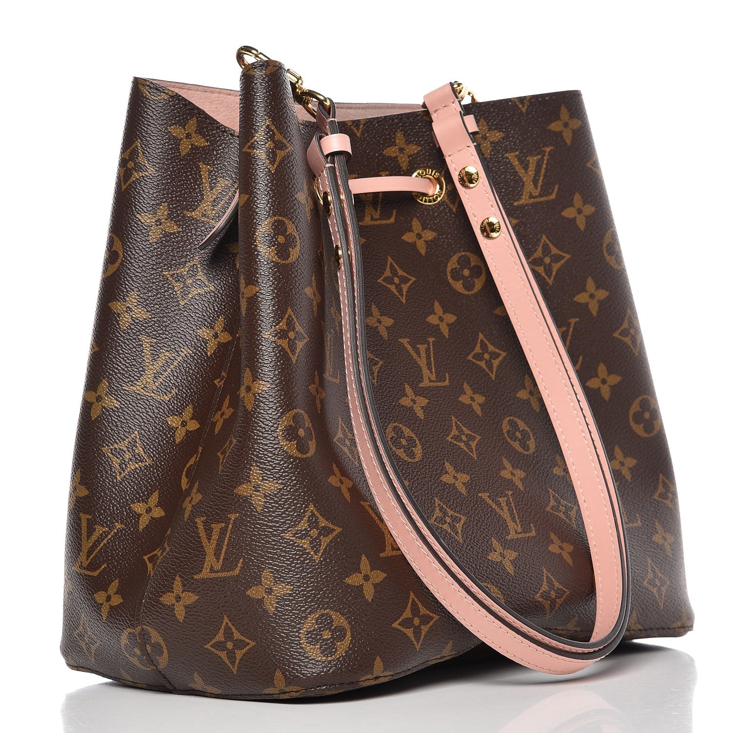 Louis Vuitton Monogram Neonoe MM Rose Poudre 3 of 8
