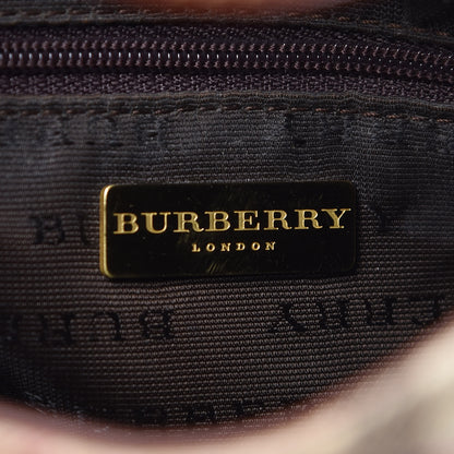 Burberry Haymarket Check Tote Chocolate 8 of 10