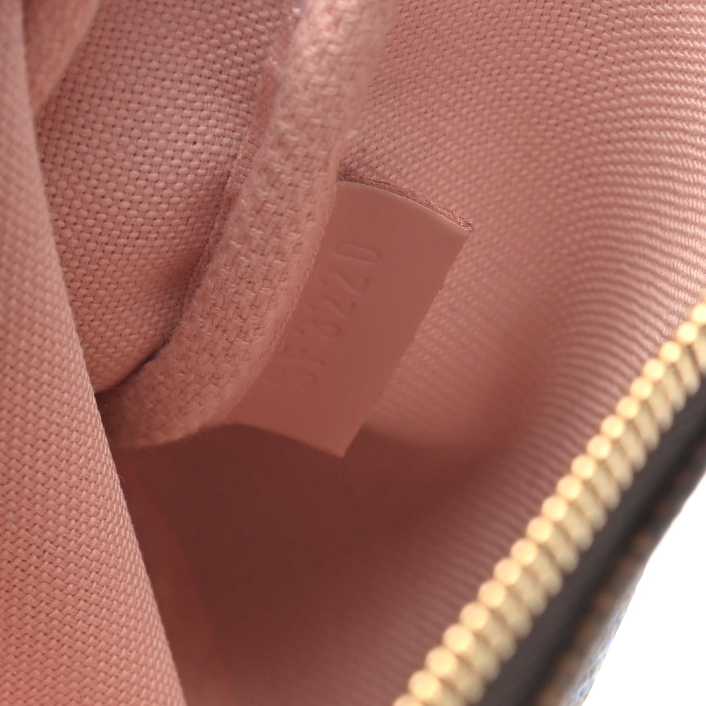 Damier Ebene 2020 Christmas Animation Big Wheel Mini Pochette Accessories Rose Ballerine