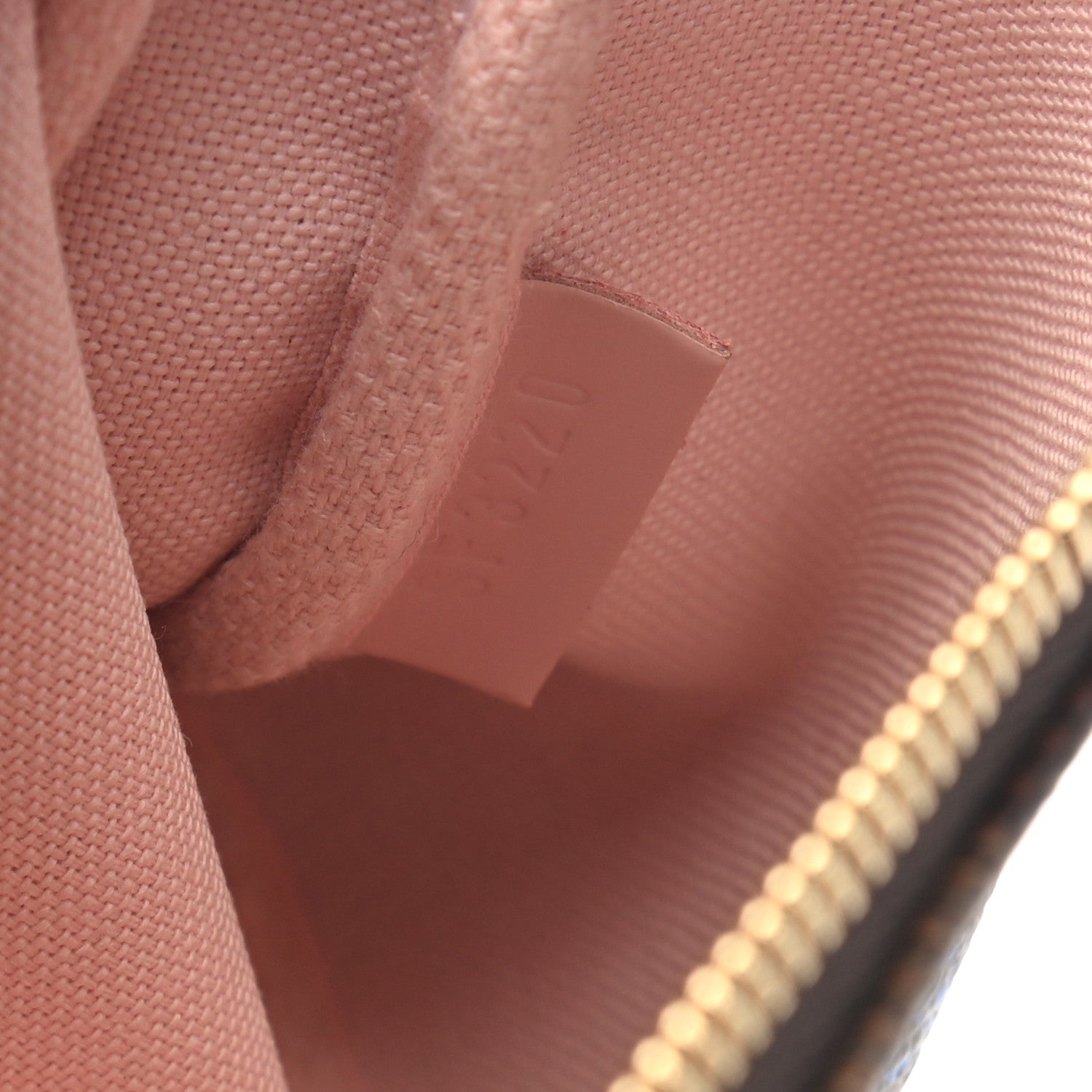 Louis Vuitton Damier Ebene 2020 Christmas Animation Big Wheel Mini Pochette Accessories Rose Ballerine 6 of 7