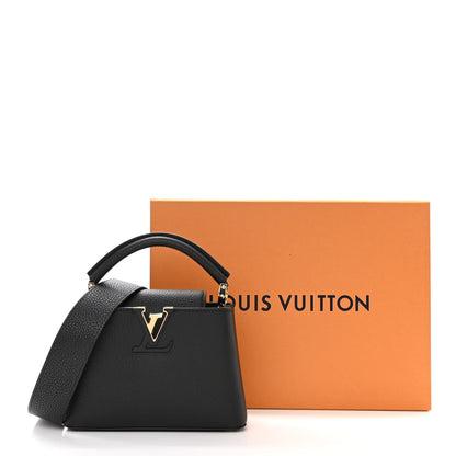 Louis Vuitton Taurillon Mini Capucines Black 10 of 10