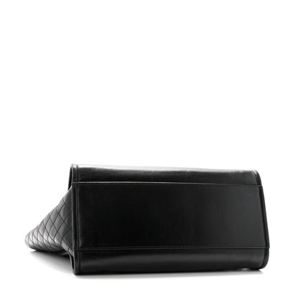 Chanel Aged Calfskin Medium Charms Deauville Tote Black 4 of 11