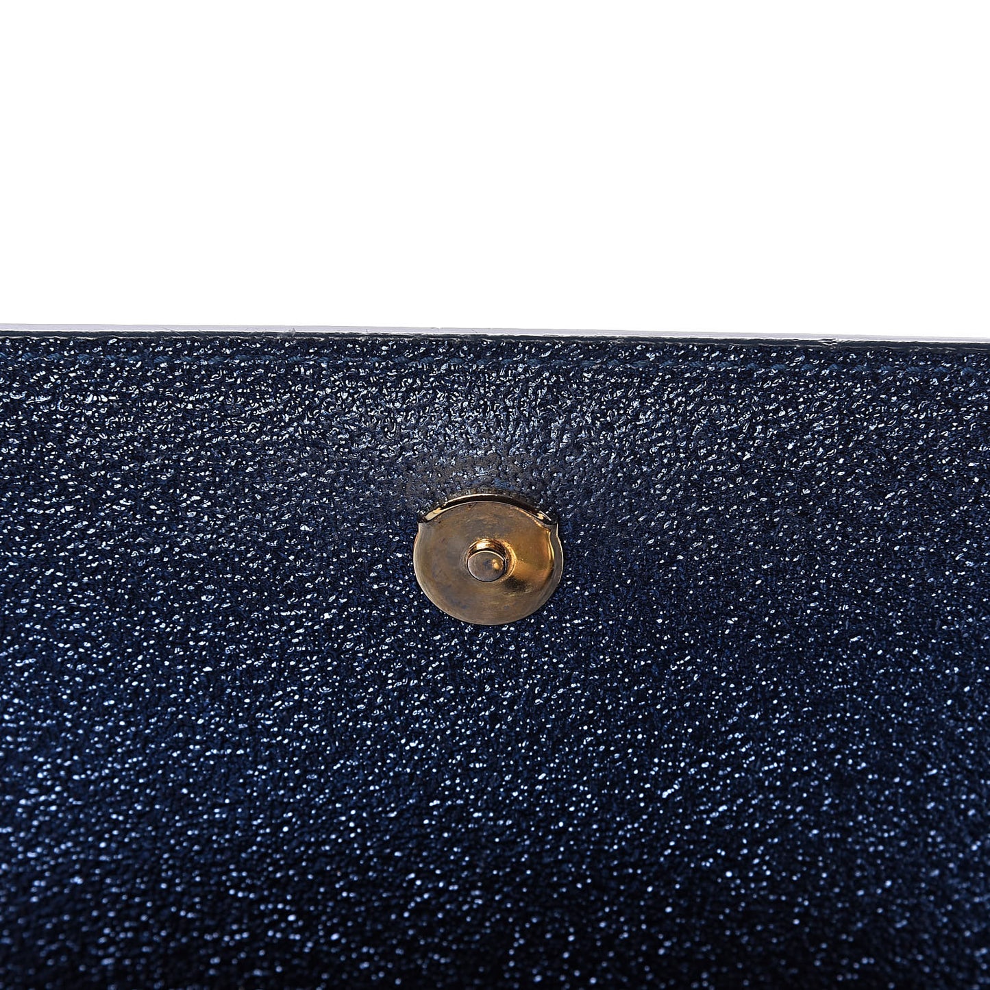 Metallic Calfskin Small Monogram Kate Satchel Navy