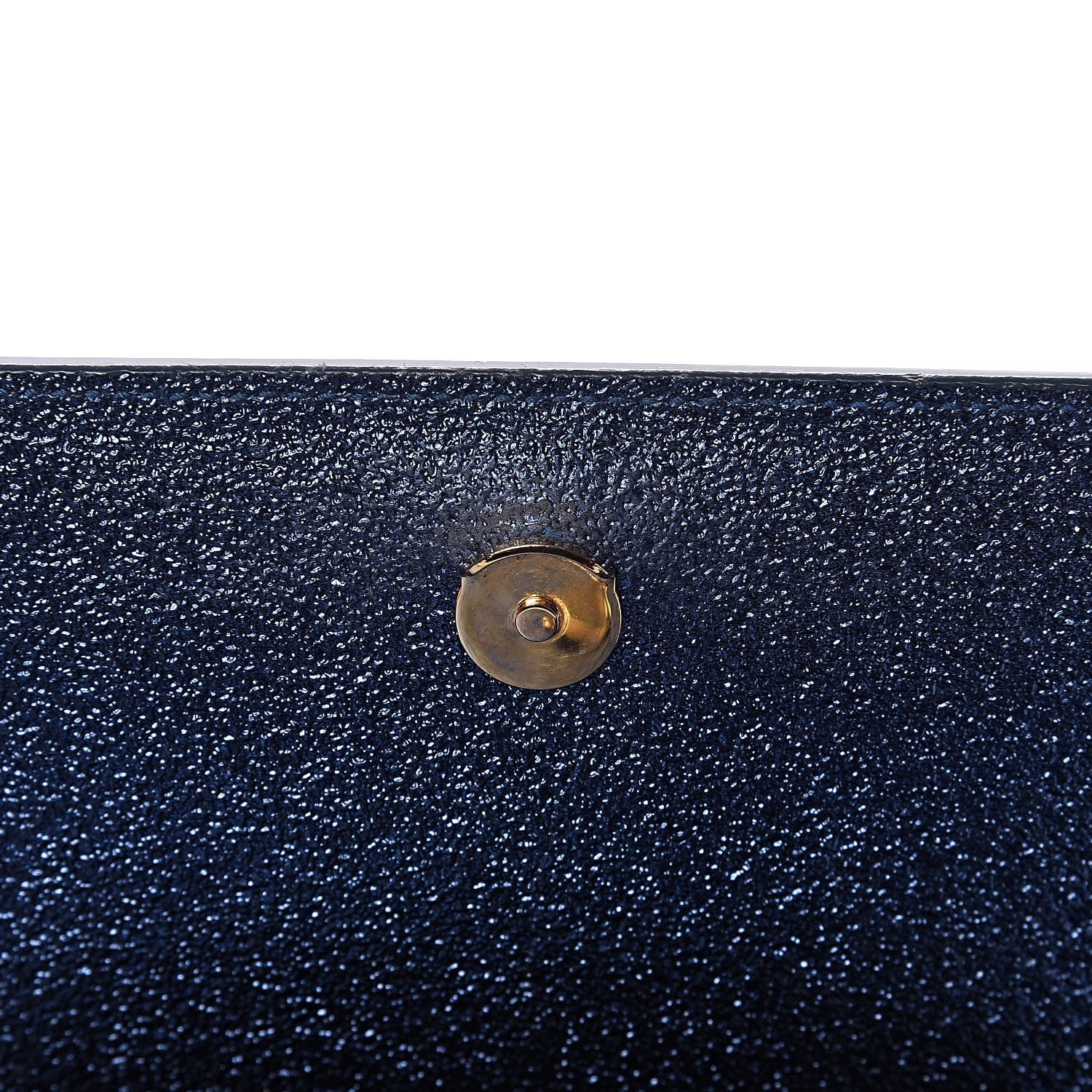 Saint Laurent Metallic Calfskin Small Monogram Kate Satchel Navy 9 of 11