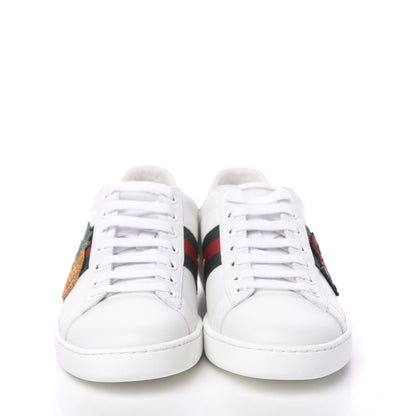 Gucci Calfskin Ayers Web Pineapple Ladybug Embroidered Womens Ace Sneakers 36.5 White 2 of 13