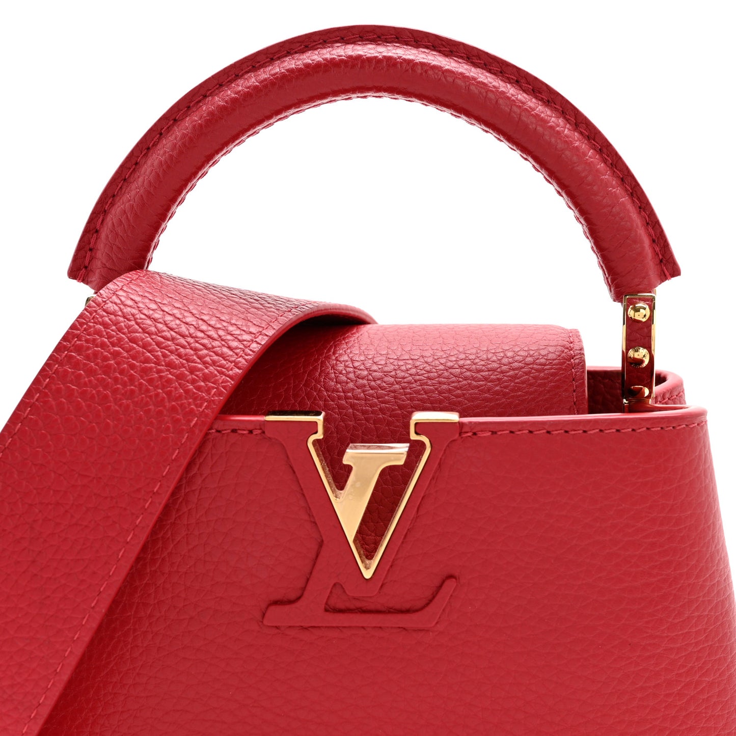 Taurillon Mini Capucines Scarlet