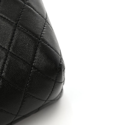 Saint Laurent Lambskin Quilted Gaby Cosmetic Pouch Black 7 of 7