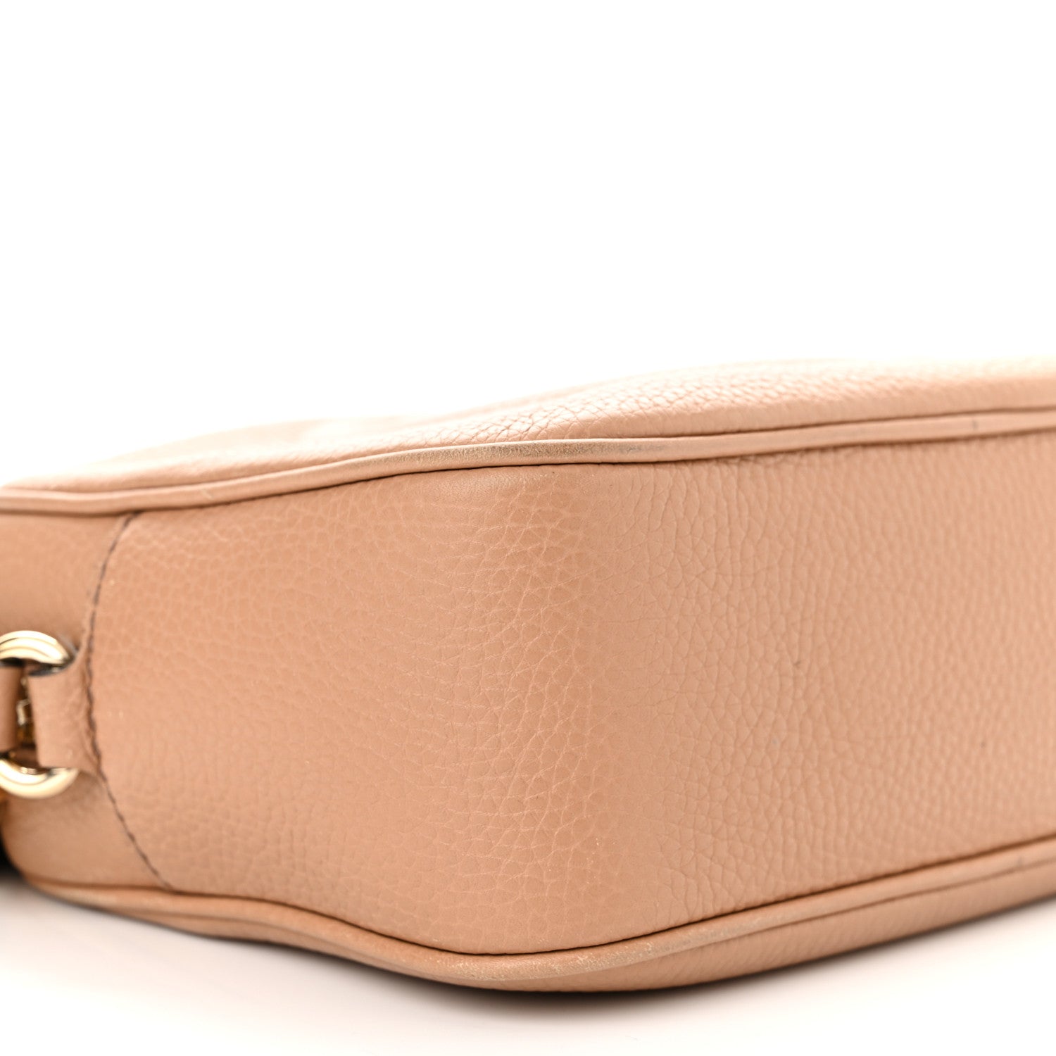 Gucci Pebbled Calfskin Small Soho Disco Bag Camelia 9 of 11