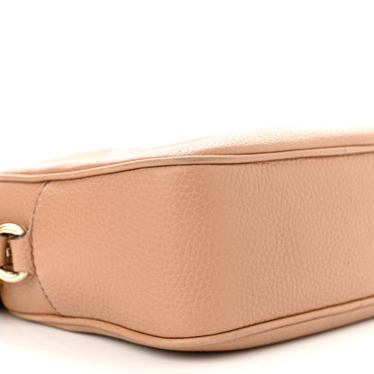 Gucci Pebbled Calfskin Small Soho Disco Bag Camelia 9 of 11
