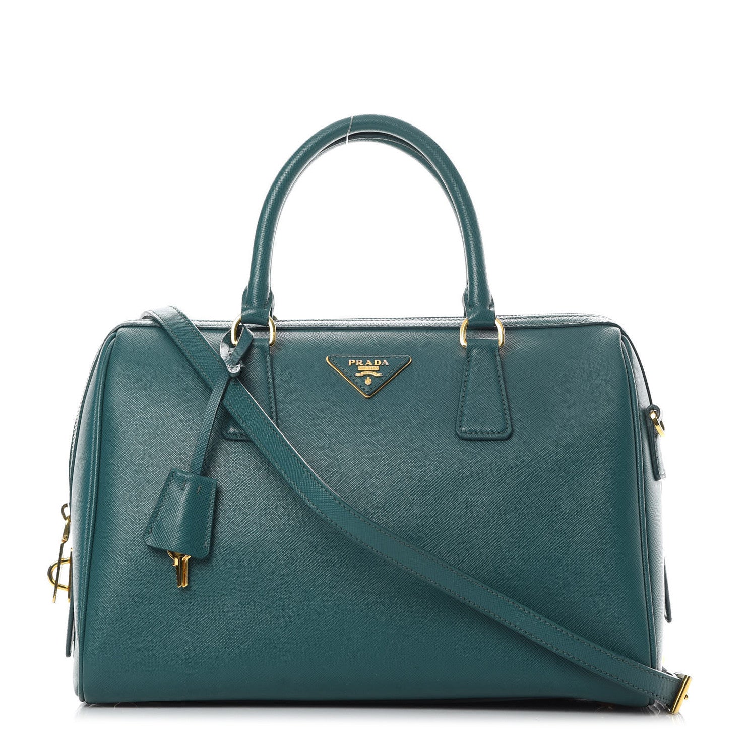 Prada Saffiano Lux Bowler Ottanio 1 of 13