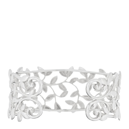 Tiffany Sterling Silver Paloma Picasso Olive Leaf Cuff Bracelet 2 of 3