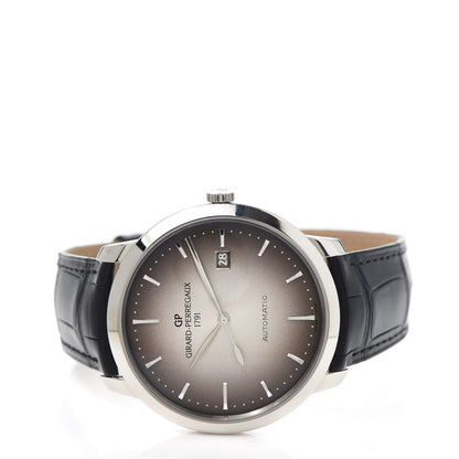 Franck Muller GIRARD PERREGAUX Stainless Steel Alligator 40mm 1966 Automatic Watch Grey 49555 2 of 5