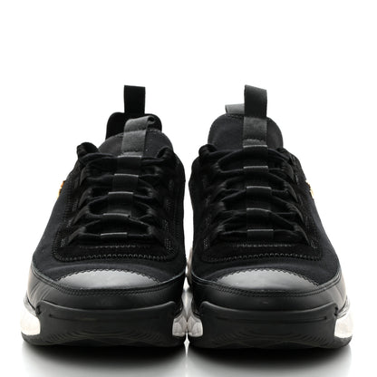 Chanel Velvet Calfskin Mixed Fibers CC Sneakers 40 Black 2 of 8