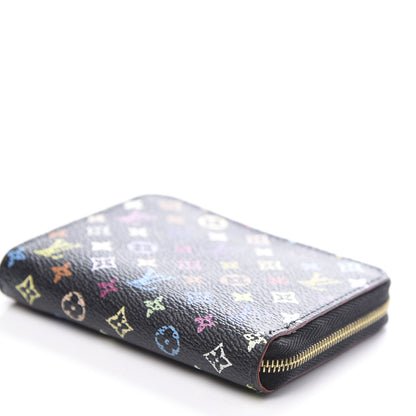 Louis Vuitton Monogram Multicolor Zippy Coin Purse Black Grenade 8 of 8