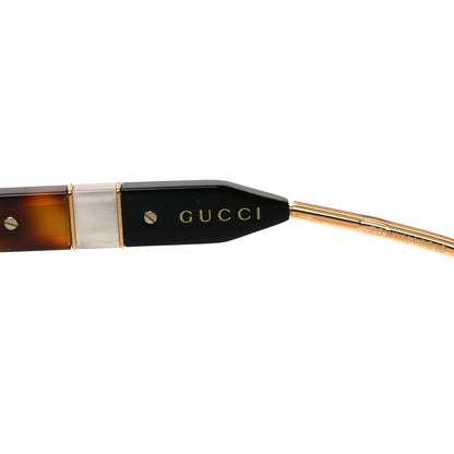 Gucci Squared Aviator GG Sunglasses GG0603S Black 6 of 6