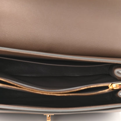 Celine Satinated Calfskin Medium 16 Top Handle Bag Beige 5 of 11