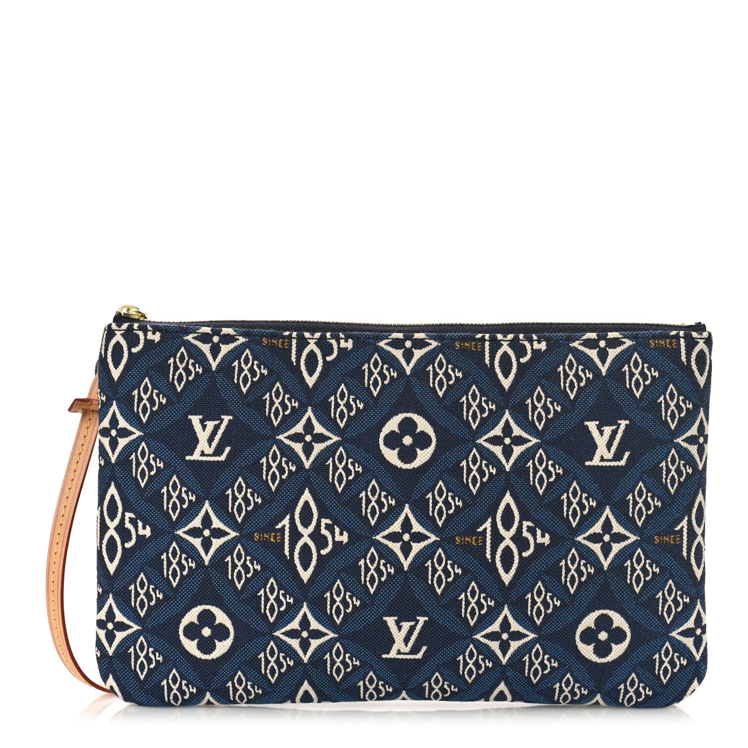 Louis Vuitton Jacquard Since 1854 Neverfull MM GM Pochette Blue 1 of 8