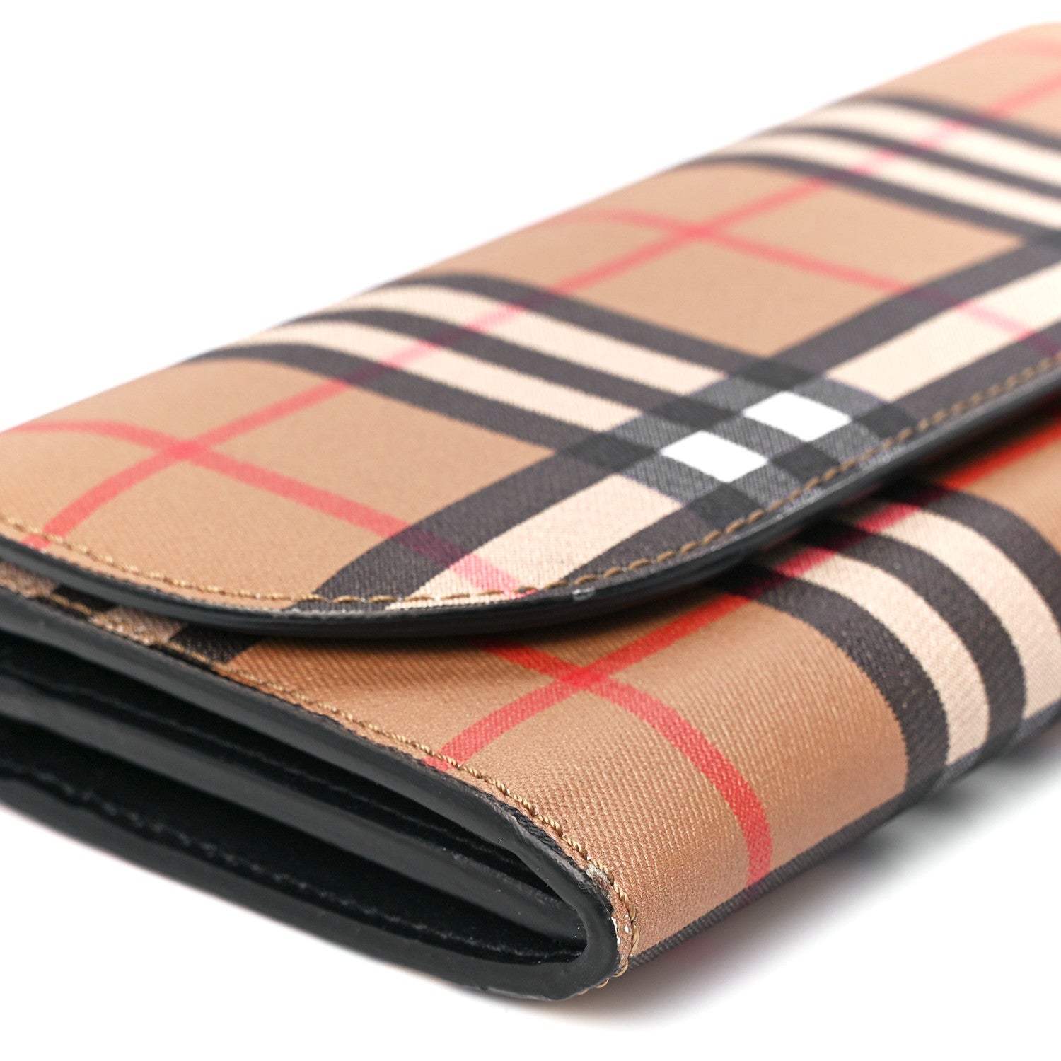 Burberry Vintage Check Halton Wallet Black 9 of 10