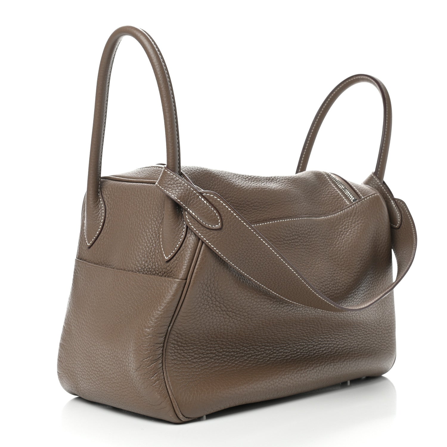 Hermes Taurillon Clemence Lindy 34 Etoupe 3 of 13