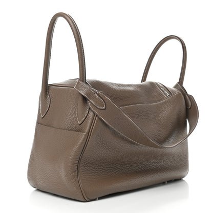 Hermes Taurillon Clemence Lindy 34 Etoupe 3 of 13