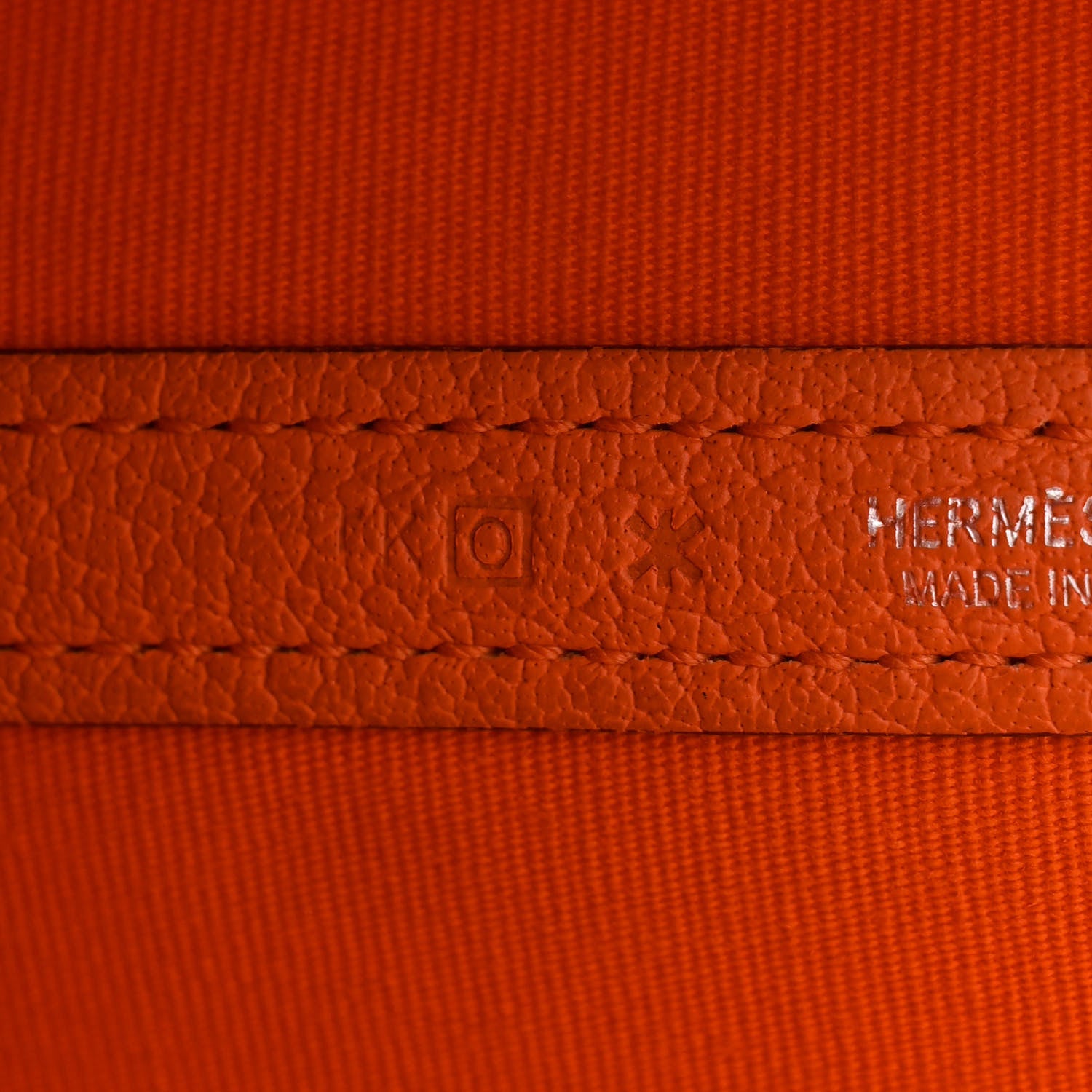 Hermes Toile Negonda Garden Party 36 MM Orange 7 of 13