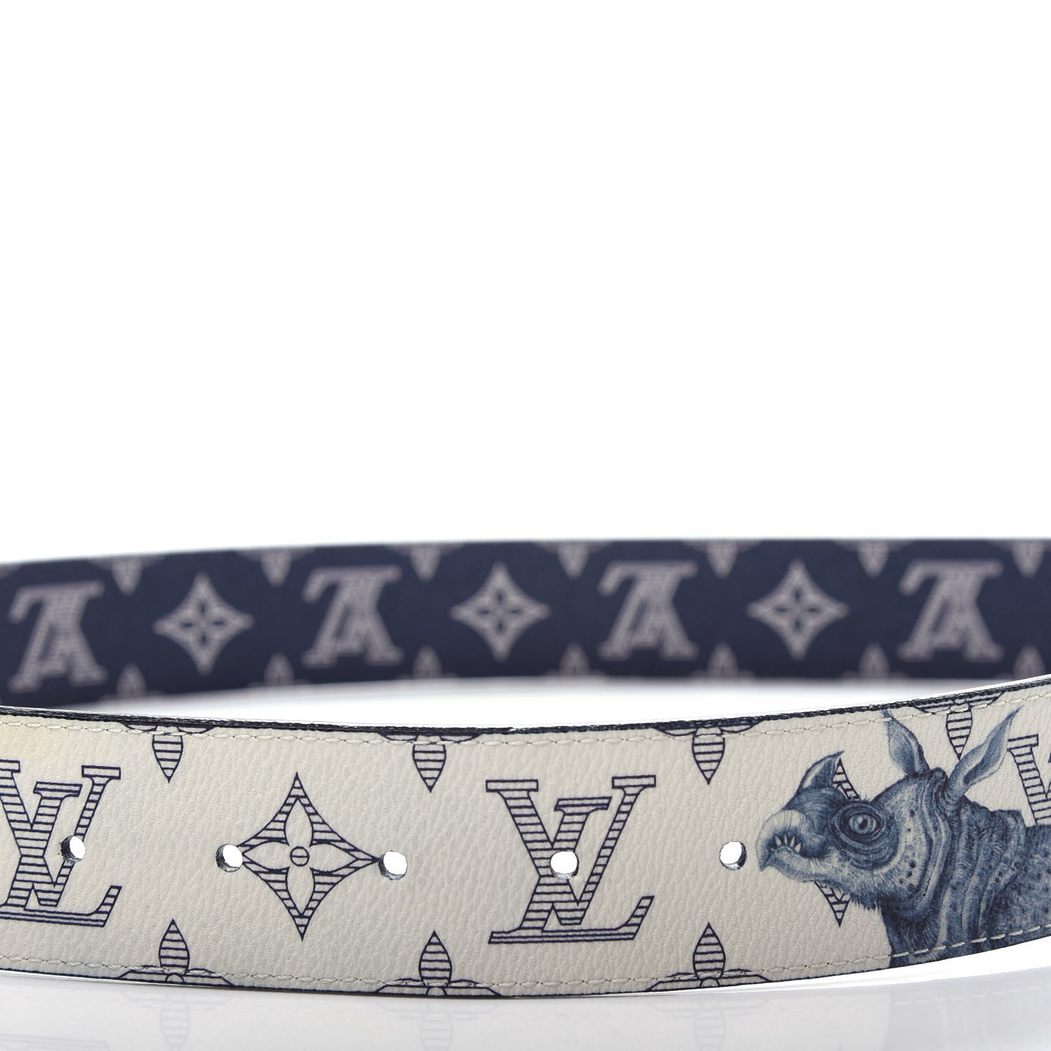 Louis Vuitton Savane Monogram Chapman Reversible Belt 3 of 5
