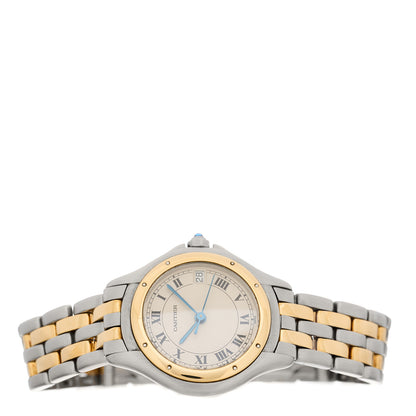 Cartier Stainless Steel 18K Yellow Gold 26mm Cougar Quartz Watch 2 of 4