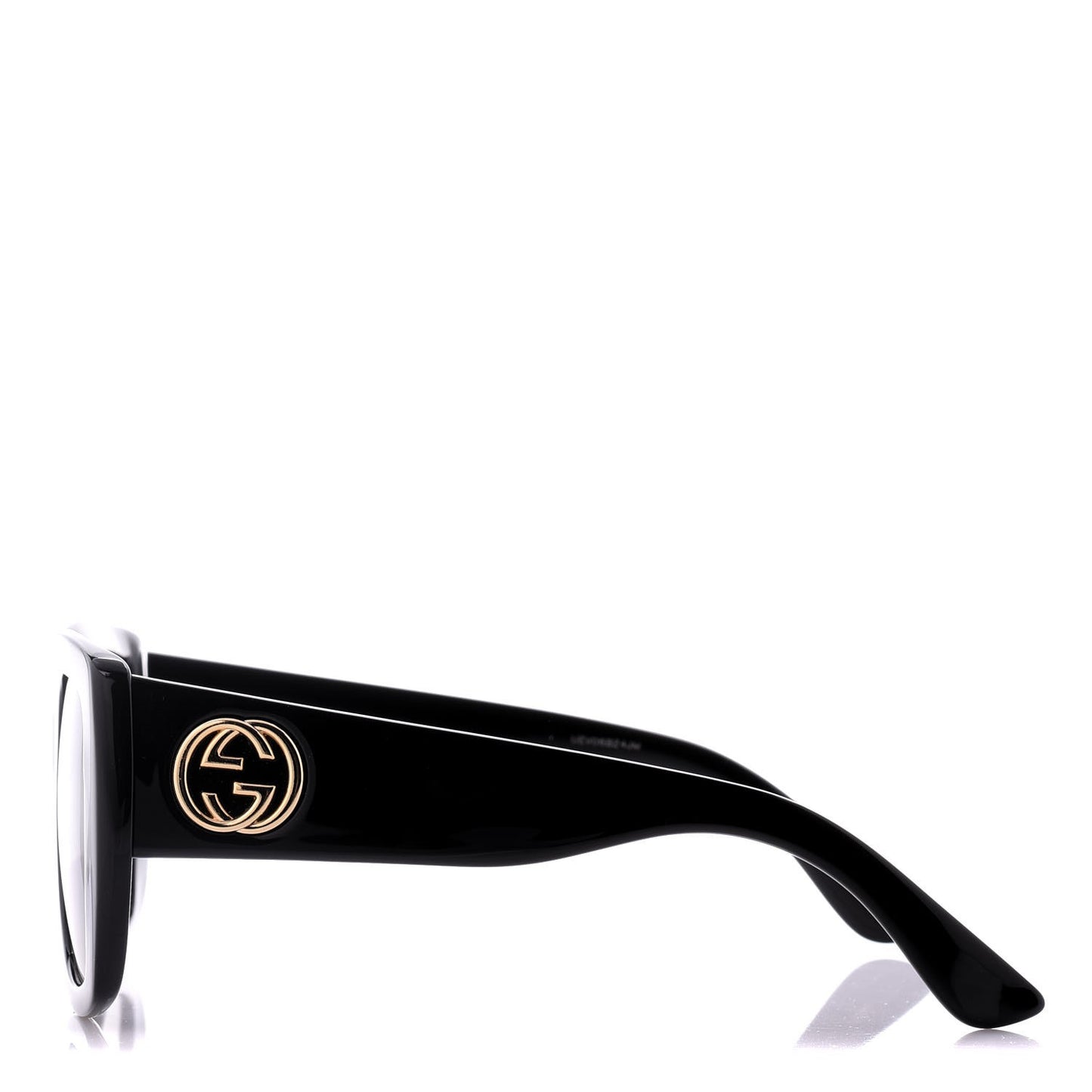 Acetate Square Frame Sunglasses GG 0141/S Black