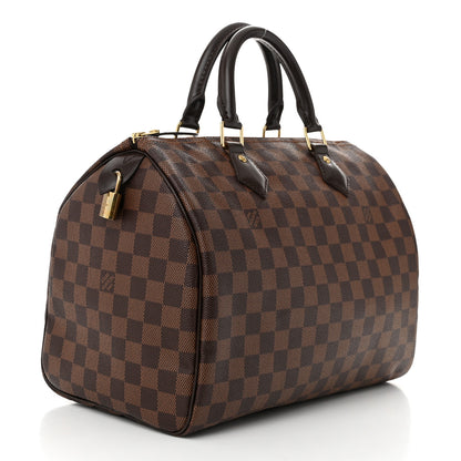 Louis Vuitton Damier Ebene Speedy 30 3 of 10