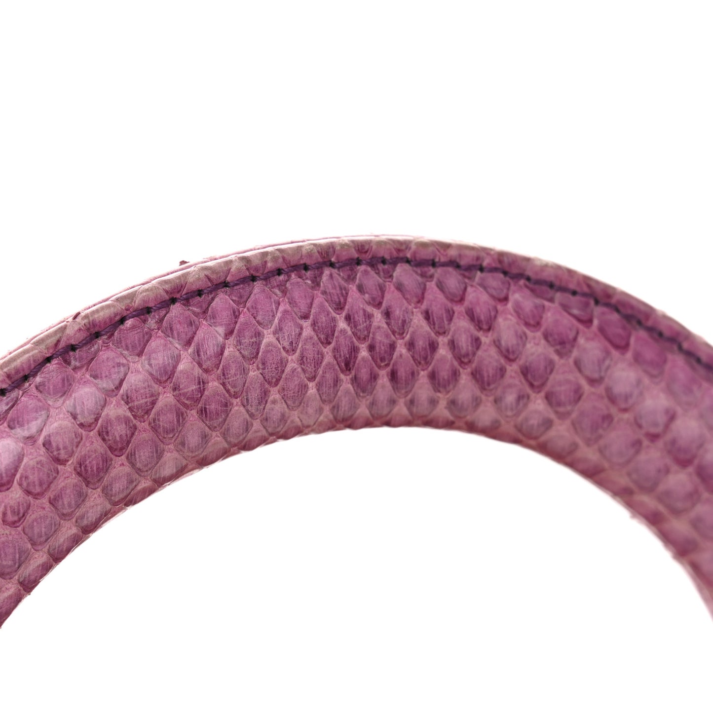 Snakeskin Medium Lady Dior Purple