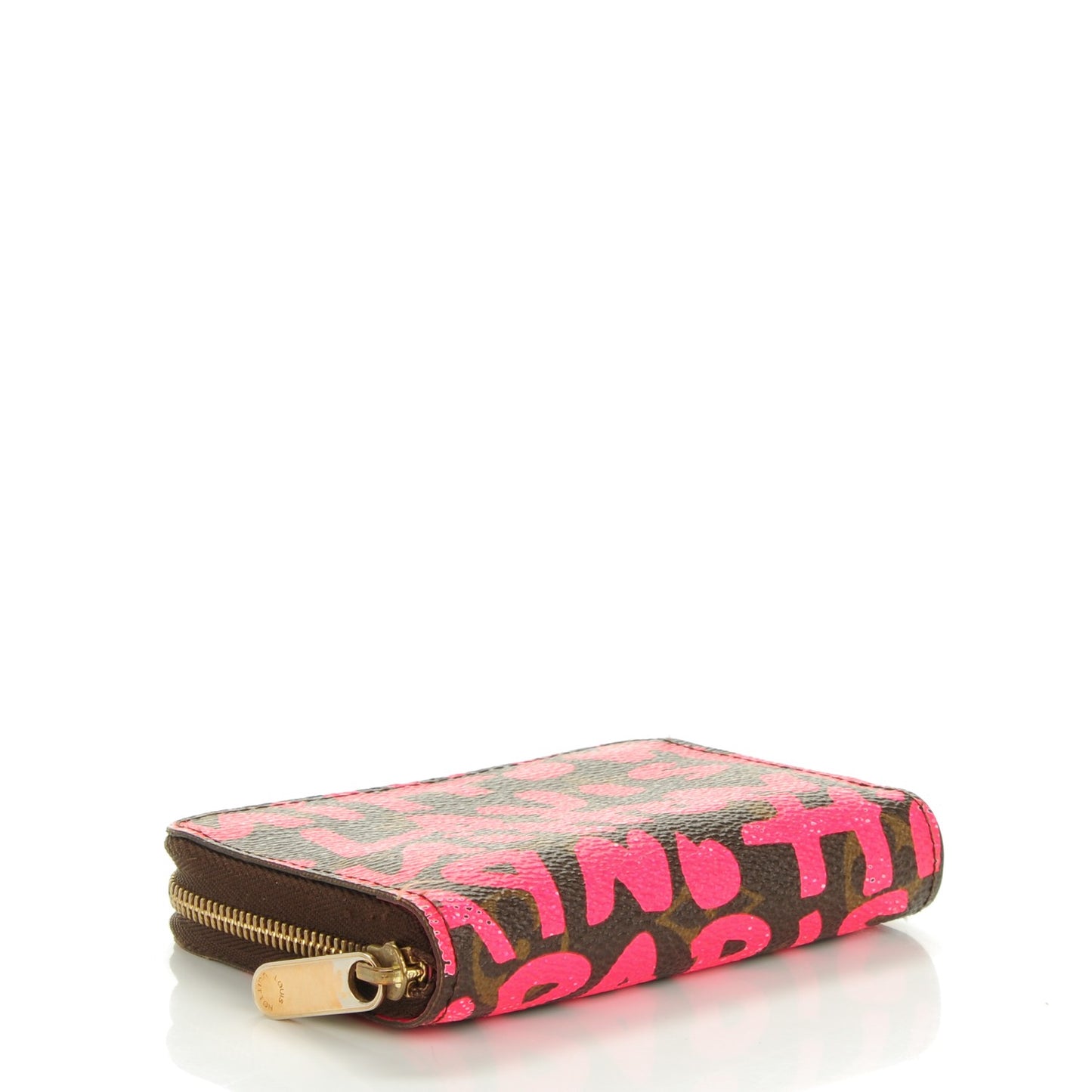 Monogram Graffiti Zippy Coin Purse Fuchsia