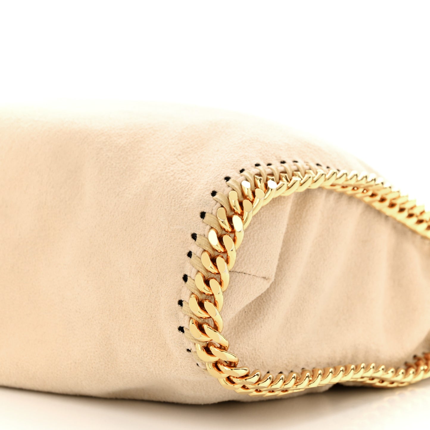 Shaggy Deer Small Falabella Tote Nude