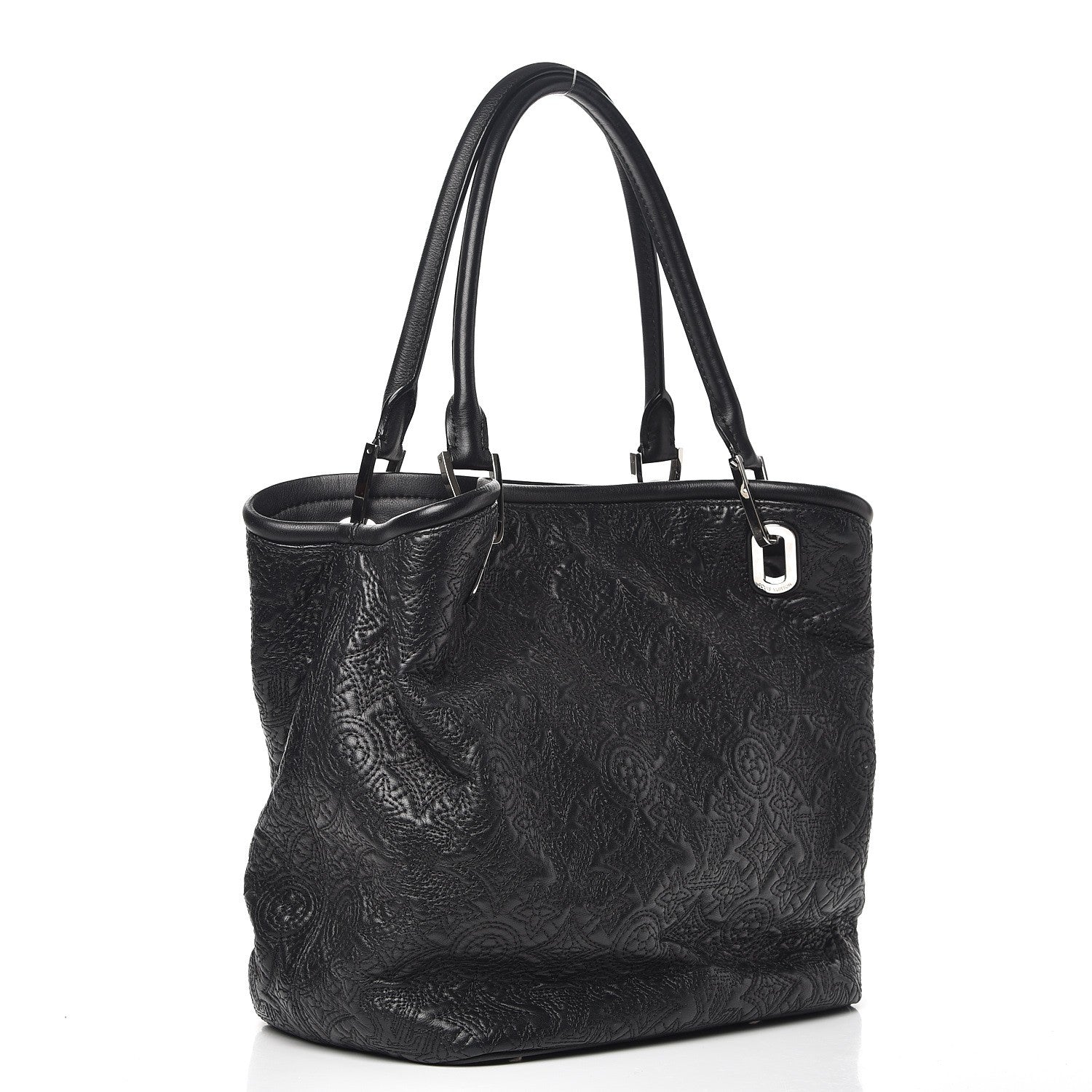 Louis Vuitton Monogram Lambskin Antheia Lilia PM Black 3 of 6
