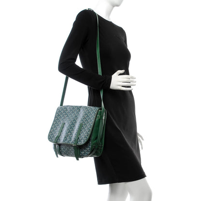 Goyard Goyardine Belvedere GM Messenger Bag Green 2 of 12
