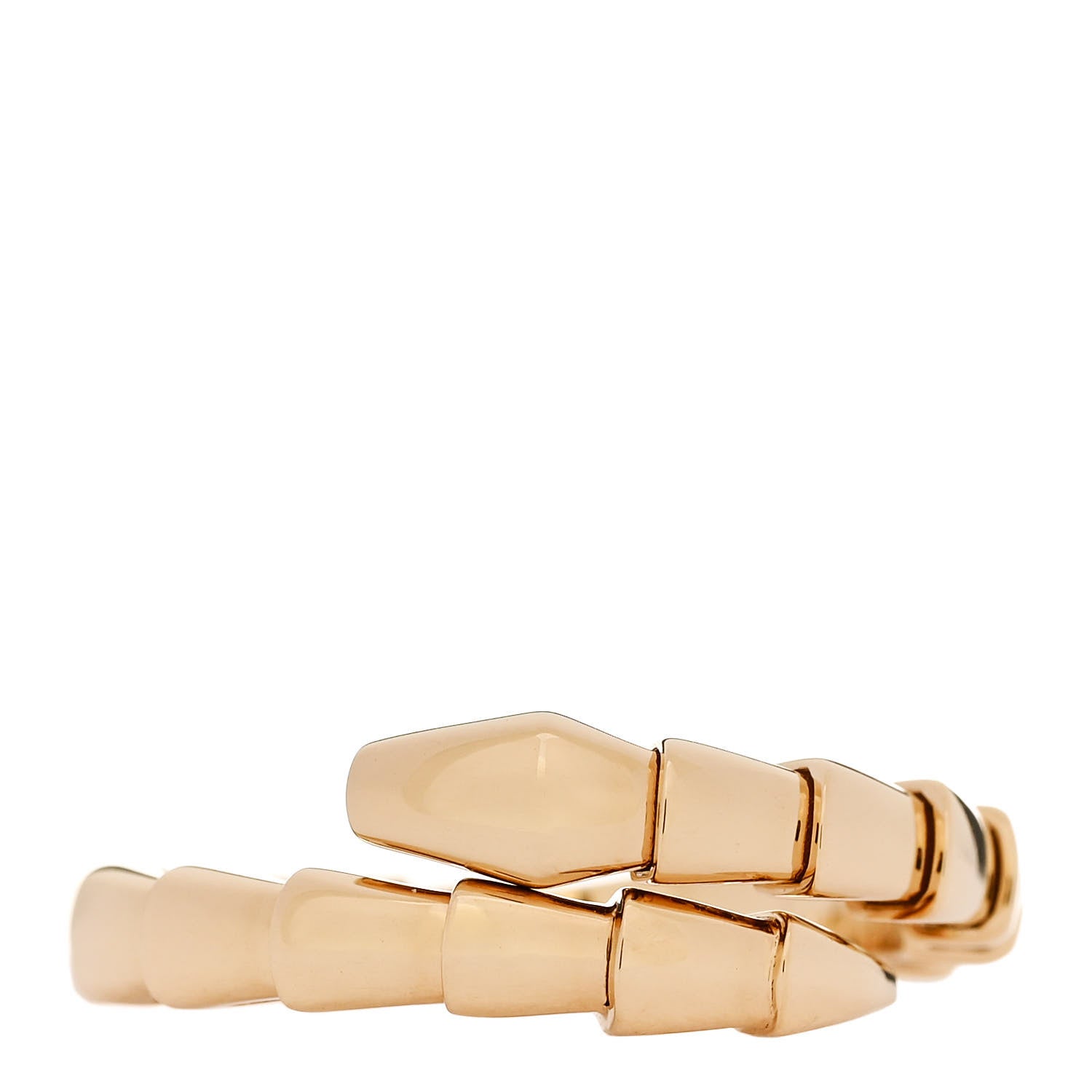 Bulgari 18K Yellow Gold Serpenti Viper Ring XL 1 of 5