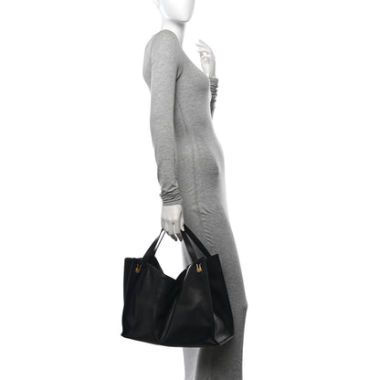 The Row Polished Saddle Calfskin Alexia Bag Black 2 of 11