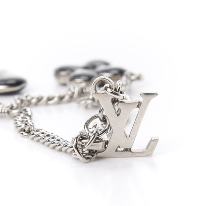 Louis Vuitton Sweet Monogram Charm Bracelet Silver Black 4 of 4