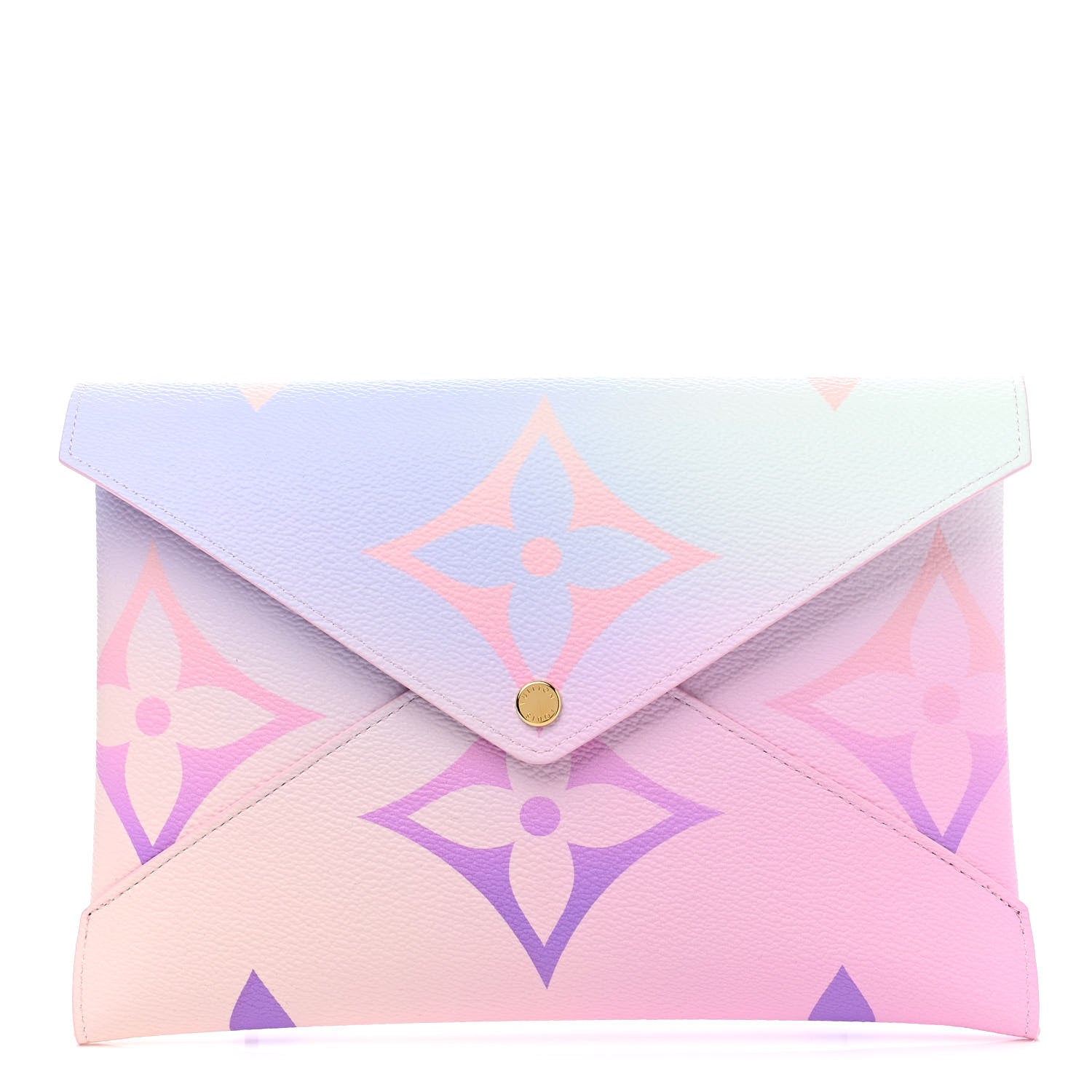Louis Vuitton Monogram Giant Spring In The City Kirigami Pochette Set Sunrise Pastel Midnight Fuchsia Sunset Kaki 2 of 8