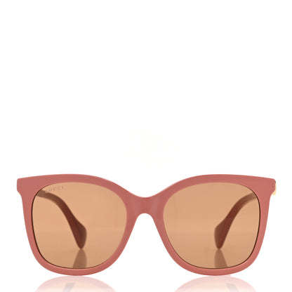 Gucci Acetate Round Sunglasses GG1071S Pink 2 of 9