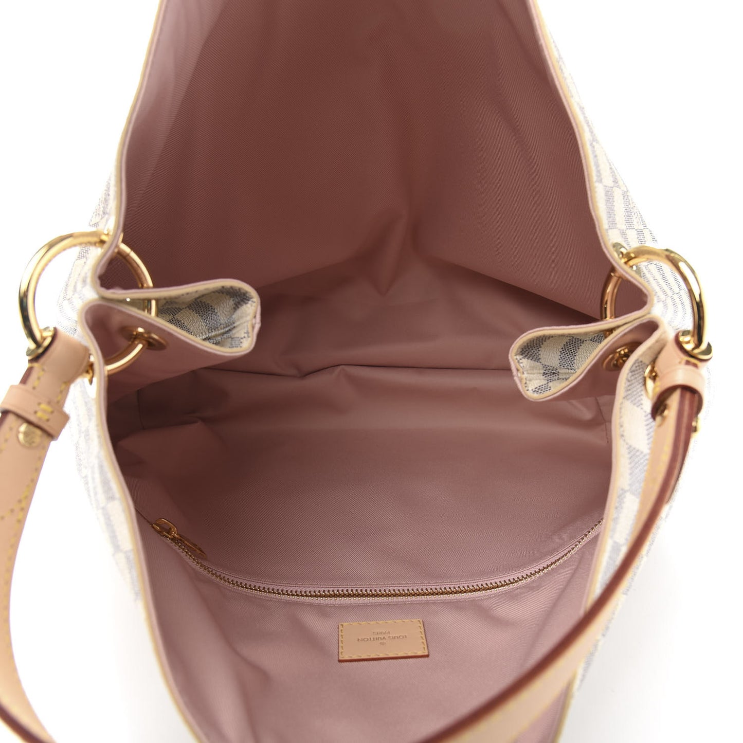 Damier Azur Graceful MM Rose Ballerine