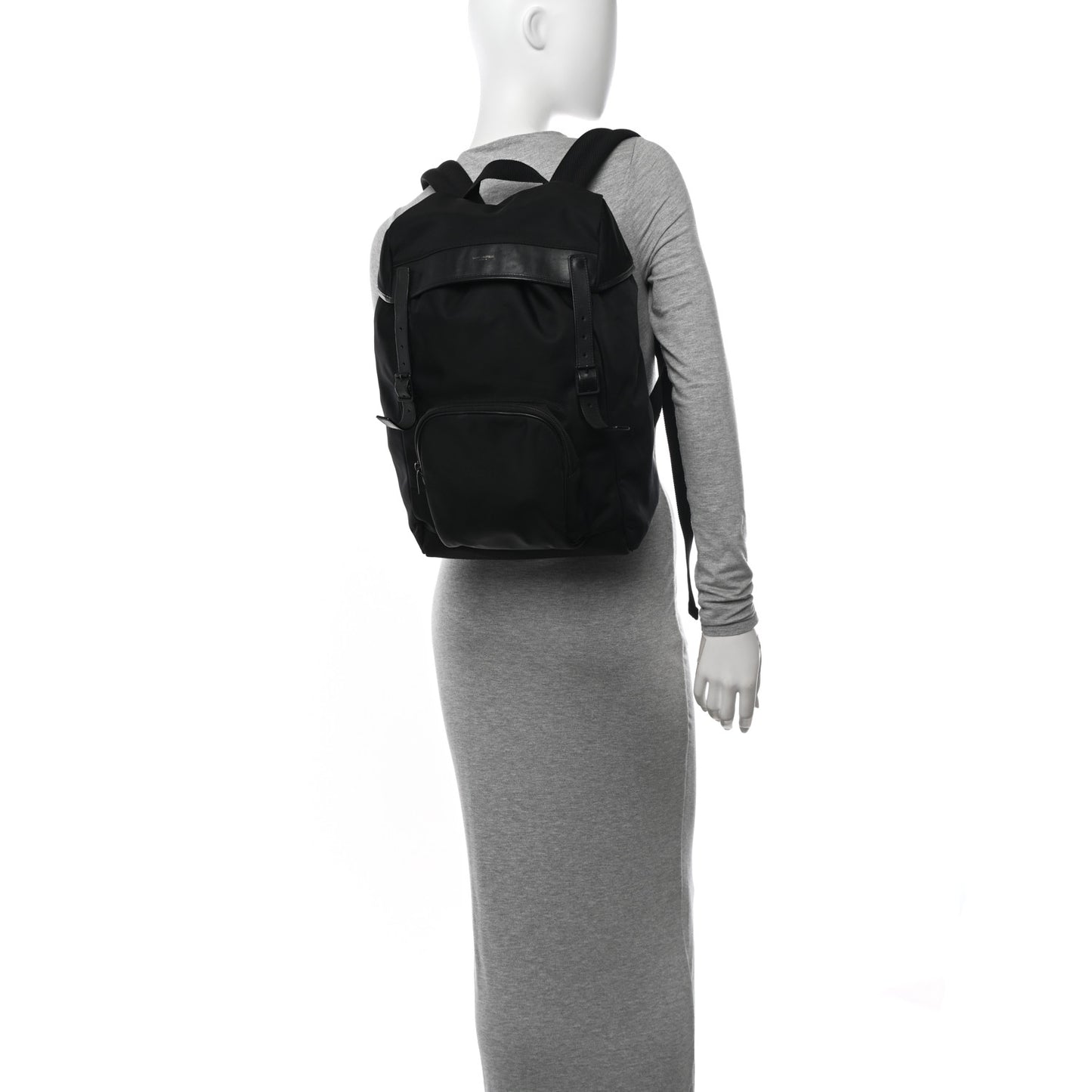 Canvas Moon Backpack Black